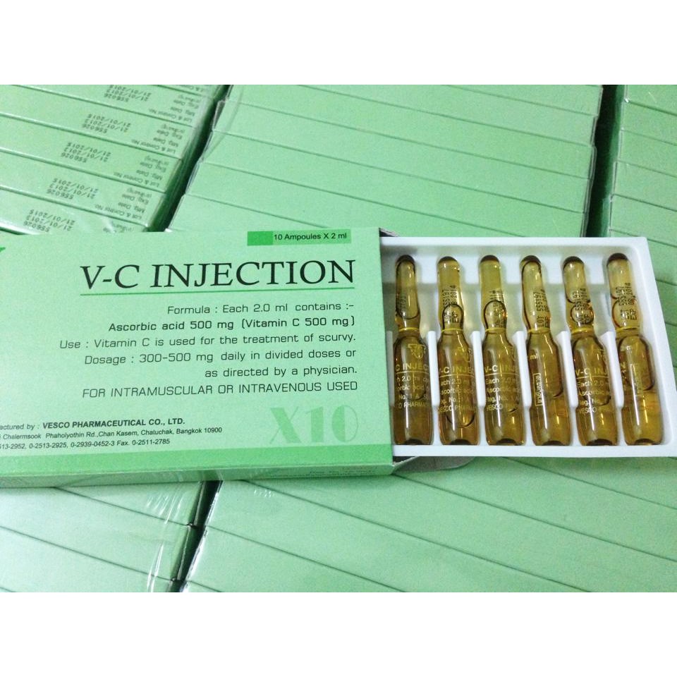 Se rum vitamin c v-c injection combo 5 se rum vitamin c v-c injection dưỡng da dưỡng trắng da