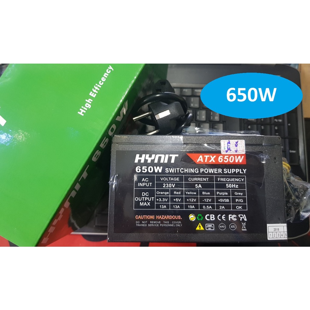 Nguồn hynix 650w -700w full box có kèm dây nguồn hf53 boss sky
