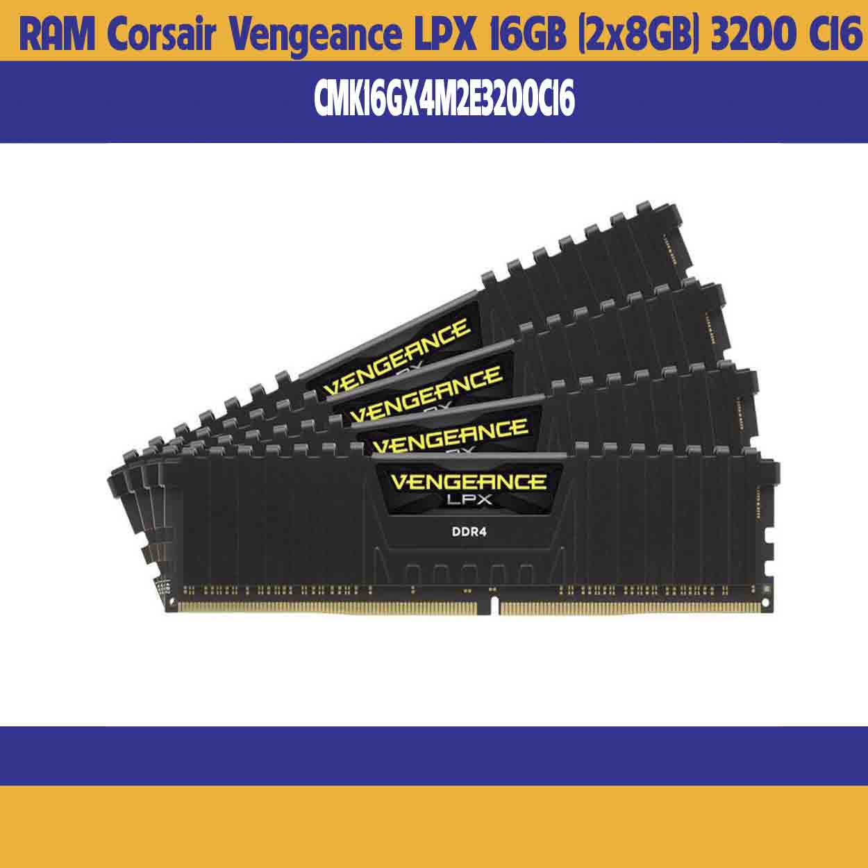 Ram corsair vengeance lpx 16gb ddr4 3200mhz