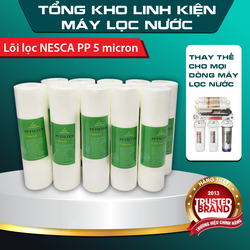 Combo 10 lõi lọc nước số 1 , lõi lọc nước số 1 sử dụng cho mọi loại máy lọc nước , lõi lọc nước tốt nhất