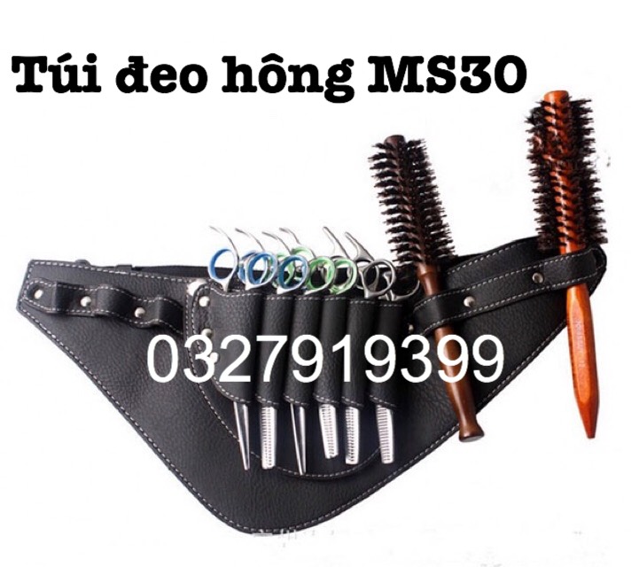 Bao đựng kéo , bóp đeo đựng kéo cắt tóc nhiều ngăn MS030
