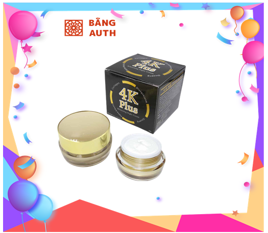 Kem dưỡng trắng da mặt 4k plus thái lan cream ex 35ml
