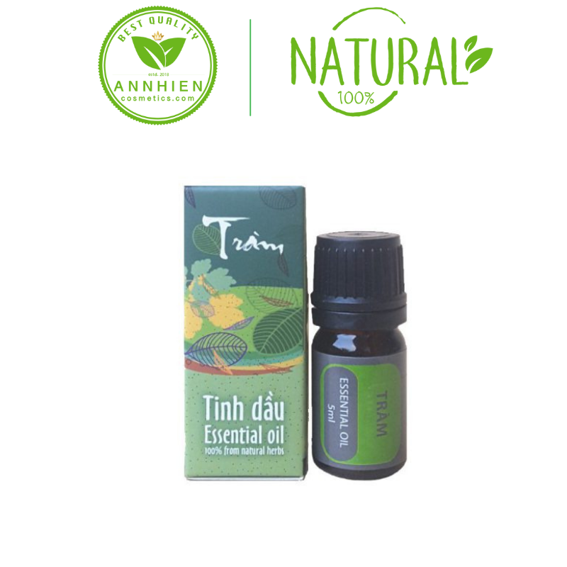 [HCM]Tinh Dầu Tràm Nguyên Chất 5ml Hợp Tác Xã Sinh Dược Ninh Bình