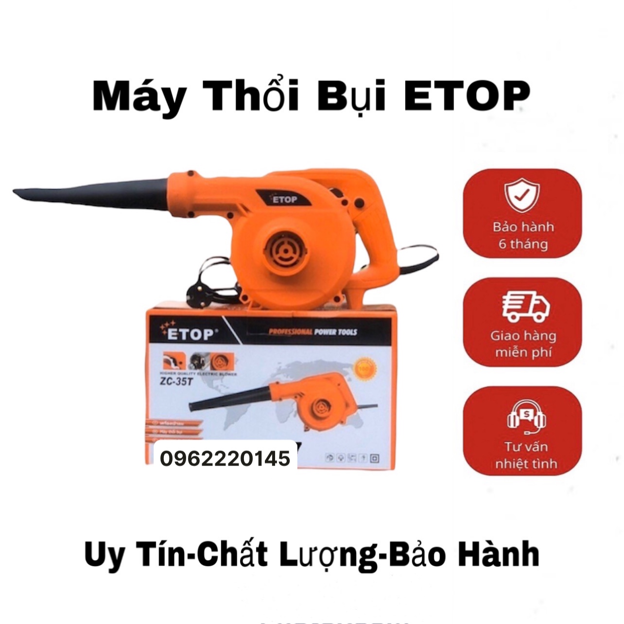 Máy thổi bụi - máy hút bụi -máy thổi bụi etop | zc - 35 - công suất 1000wvbnm06