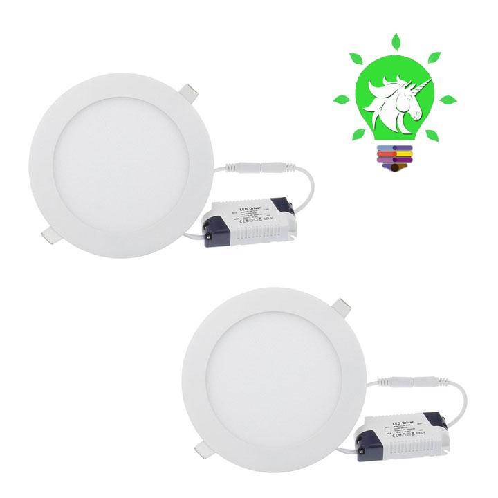 [HCM]Bộ 10 đèn Led âm trần siêu mỏng 9w Thiên Mã(ánh sáng trắng)