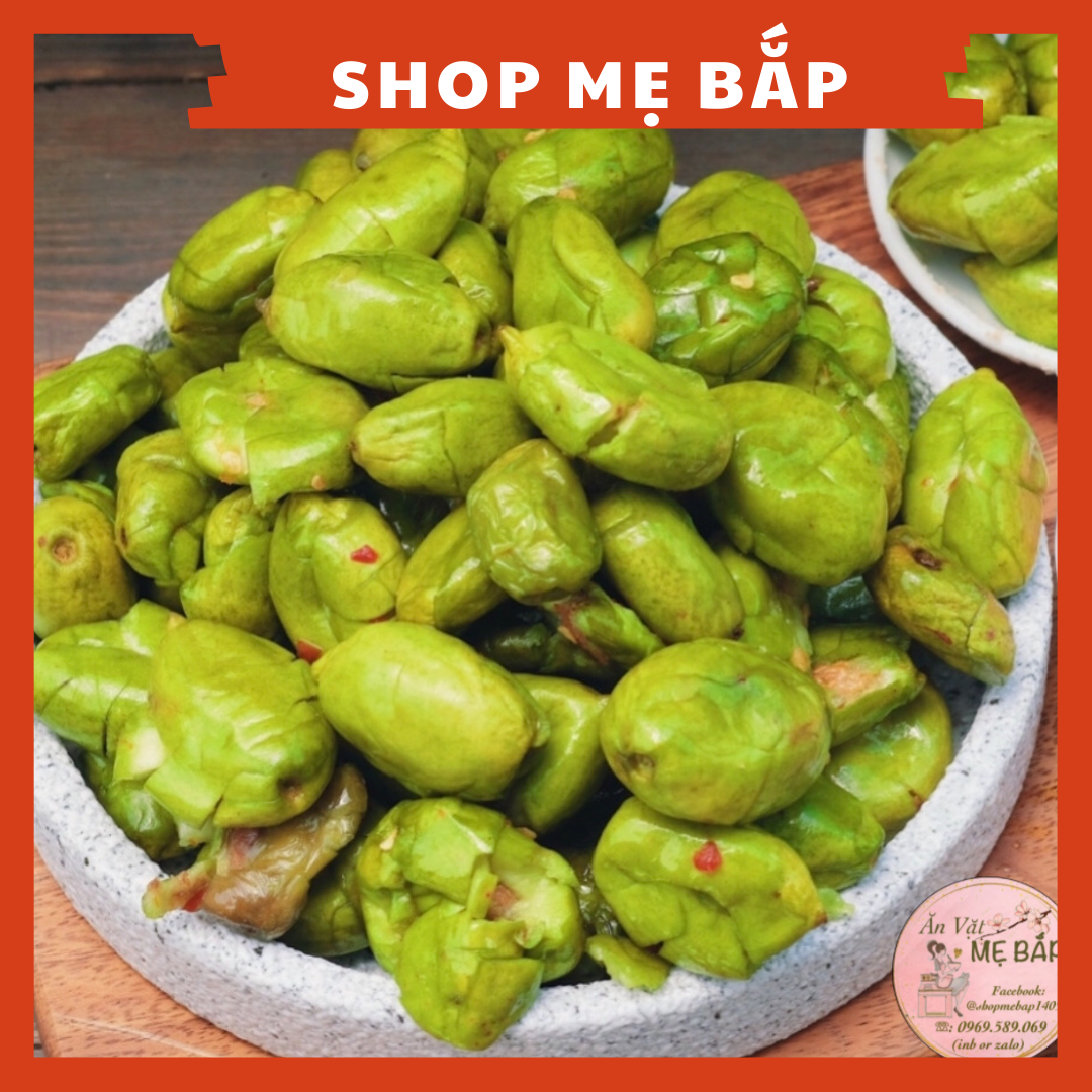 Cà Na Đập Dập 500gram - Shop Mẹ Bắp tặng kèm muối chấm siêu ngon