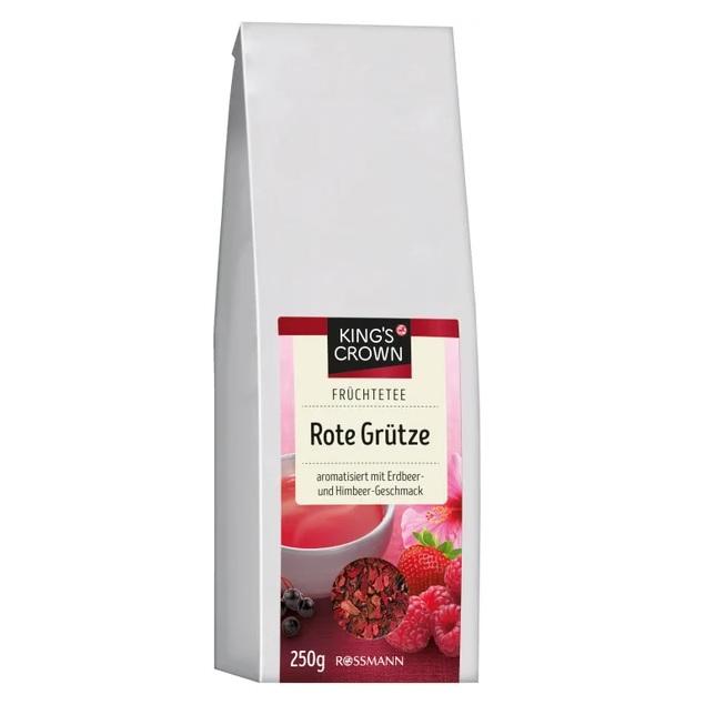 Trà hoa quả kings crown rote grutze 250g - đức