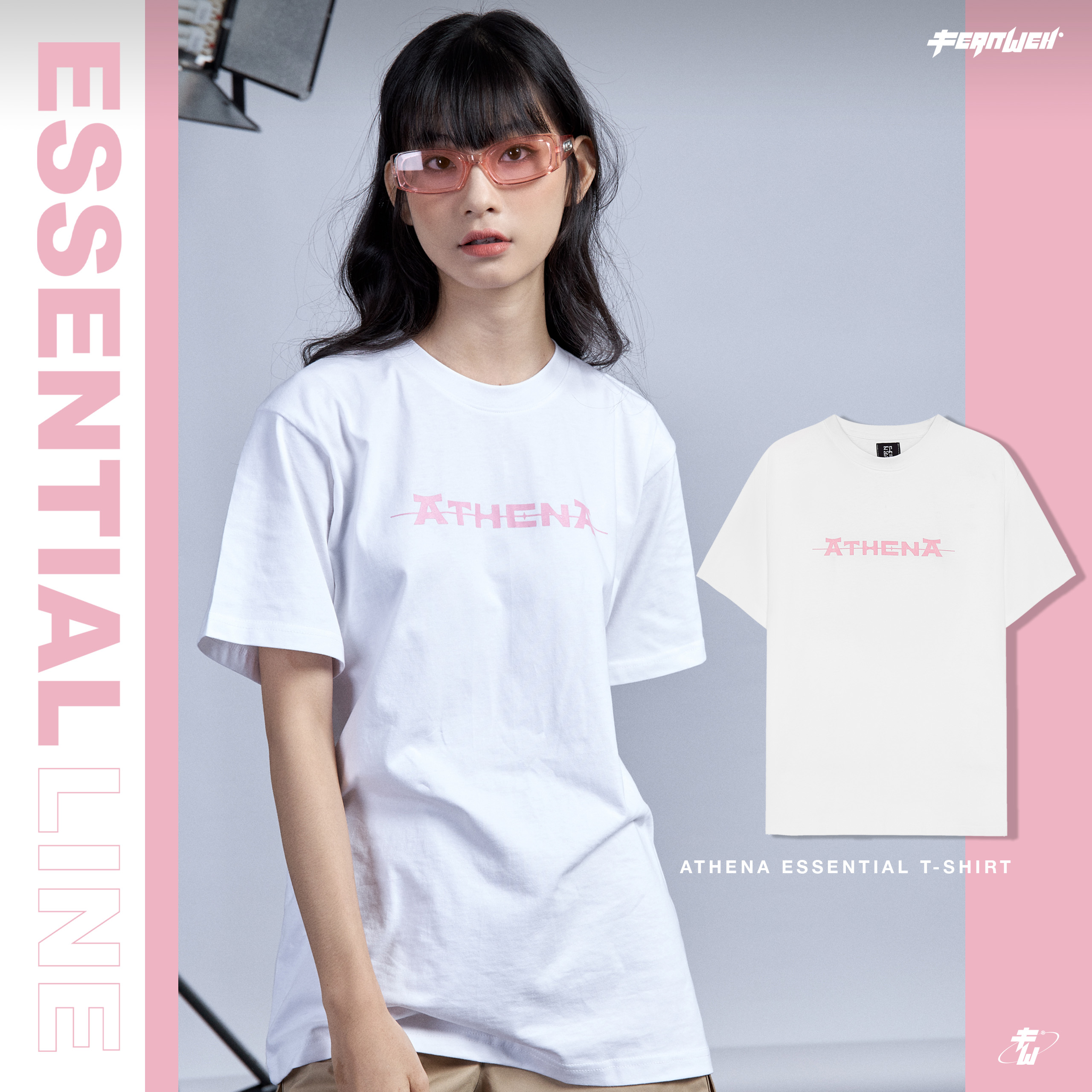 Giảm Giá Áo Thun Tee Athena T-Shirt Fernweh Local Brand Thời Trang White  Basic Streetstyle - Beecost