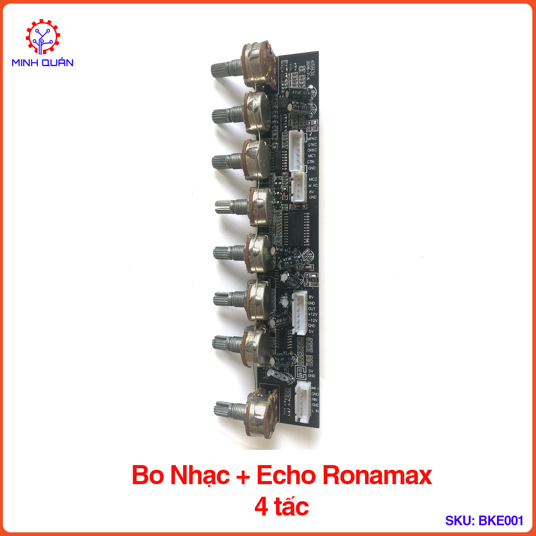 Bo Nhạc + Echo Ronamax 4 tấc
