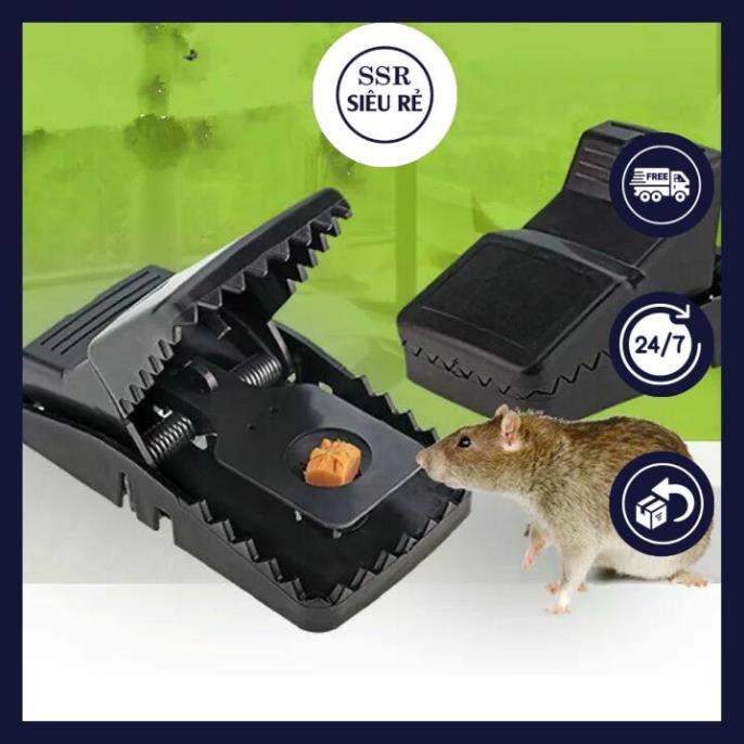 Bẫy Chuột Nhựa Đen Thông Minh Hàm Cá Sấu, Bẫy Được Các Loại Chuột Nhỏ Và Vừa, Dễ Sử Dụng Và An Toàn (PD915)
