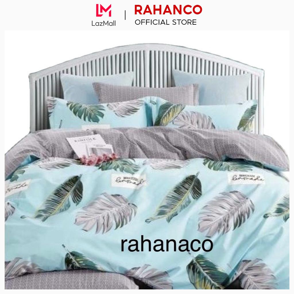 Bộ 5 Món Chăn ga Gối Rahanco 100% Cotton Nhập Khẩu Hàn Quốc - Mềm Mịn Thoáng Mát Sang Trọng- Chát Với Shop Chọn Mẫu