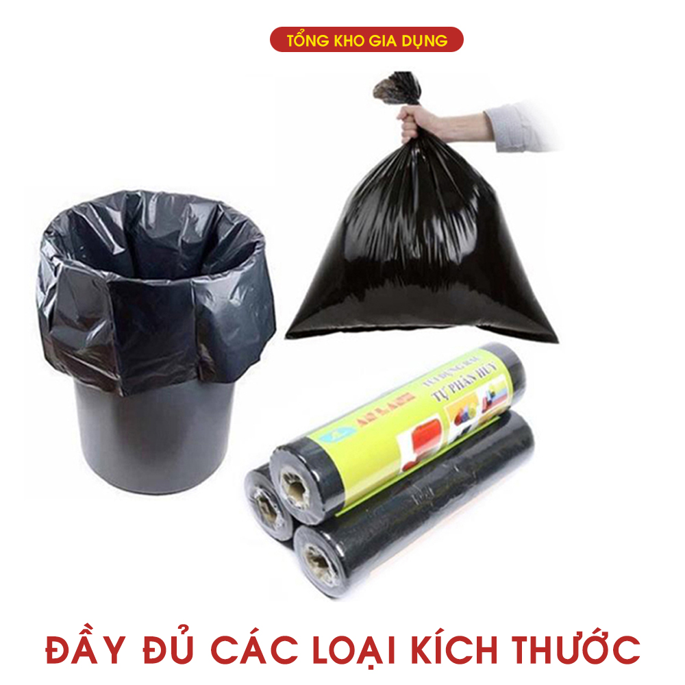 Túi Đựng Rác Tự Phân Hủy An Lành/Sài Gòn - Đủ Kích Thước