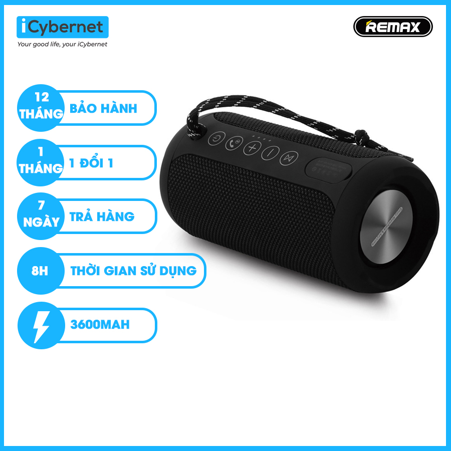 Loa Bluetooth thông minh kháng nước IPX7 Remax RB-M28 - Hàng chính hãng
