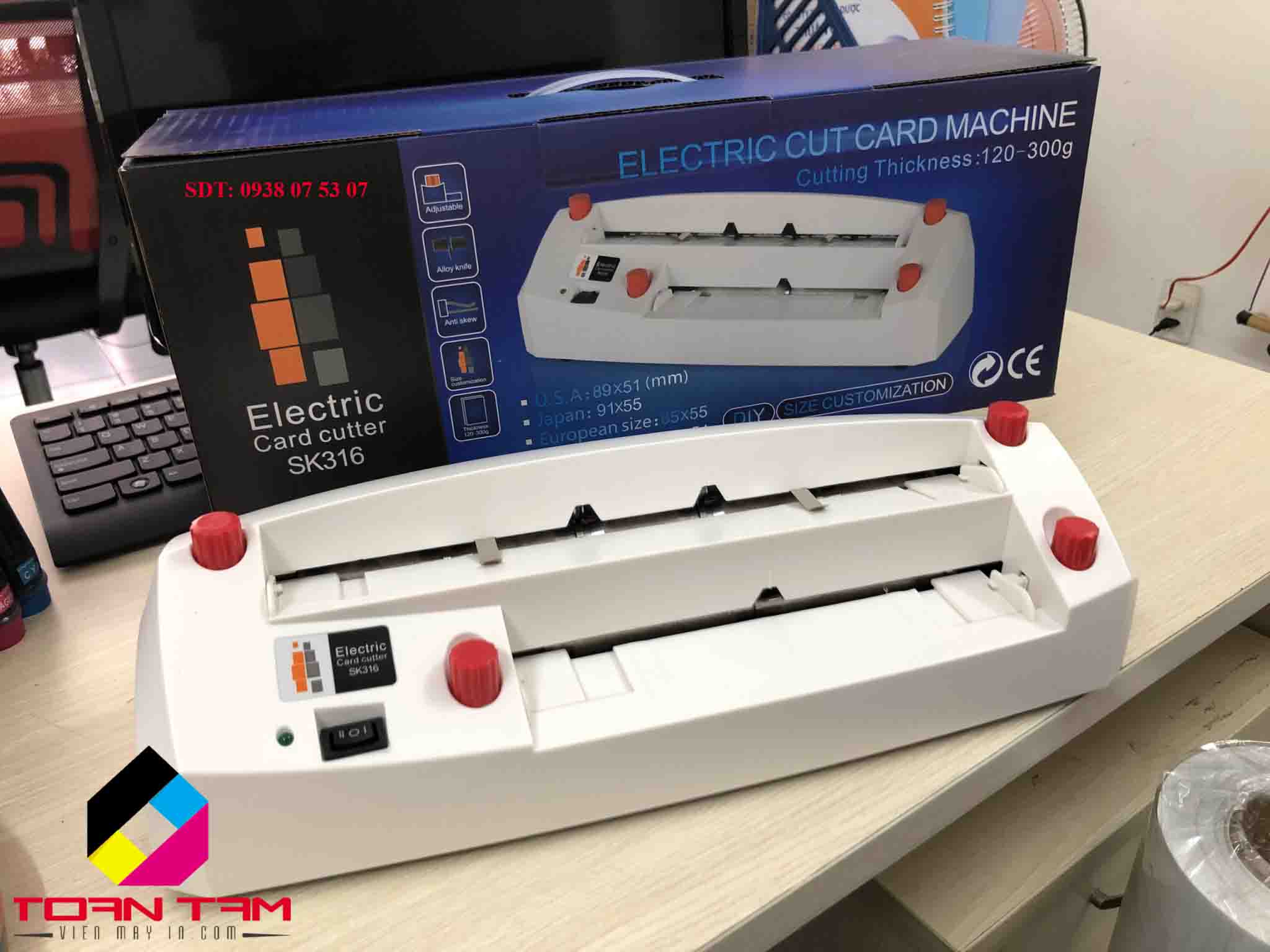 Máy cắt card visit tự động sk 316