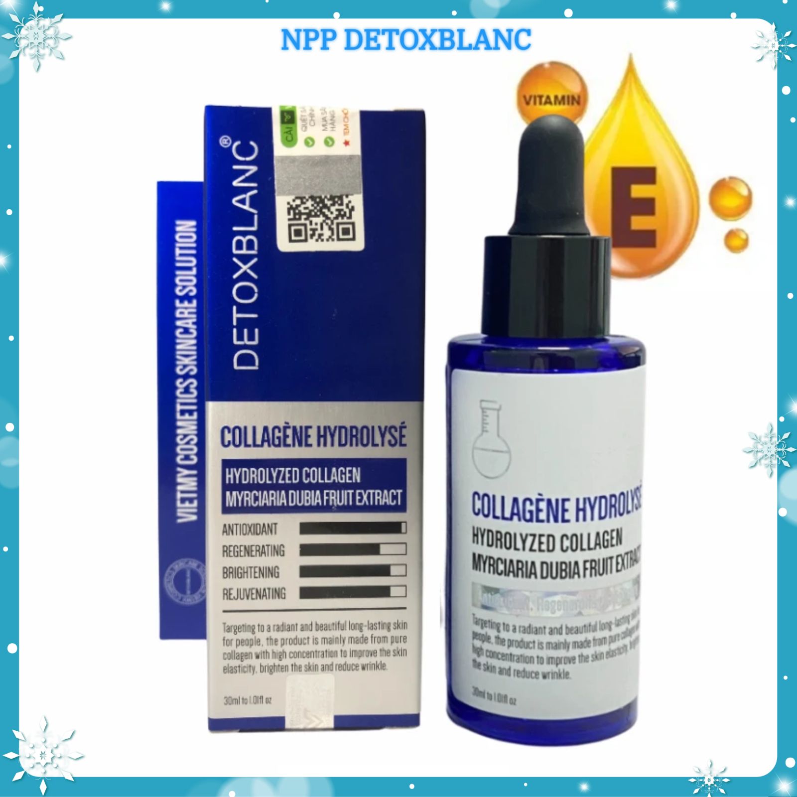 Serum Dưỡng Trắng Collagen Thủy Phân Detox Blanc - Collagen Hydrolyse