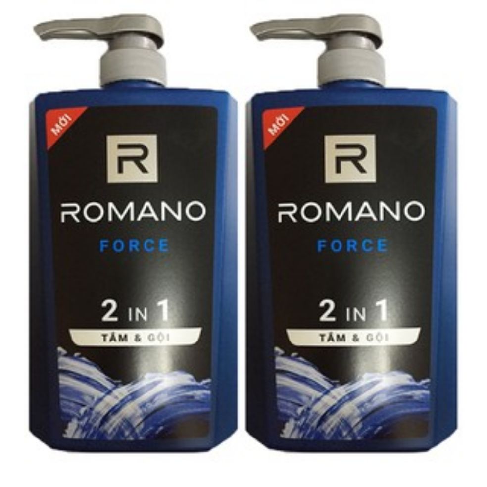 Tắm gội romano 2in1 force 650ml