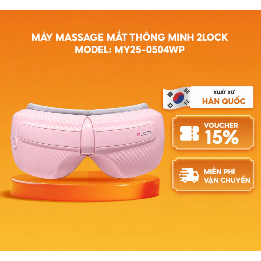 2Lock Eye Massager, Eye Massager Helps Reduce Eye Fatigue, Puffiness, Eye Strain, 12-Month Warranty