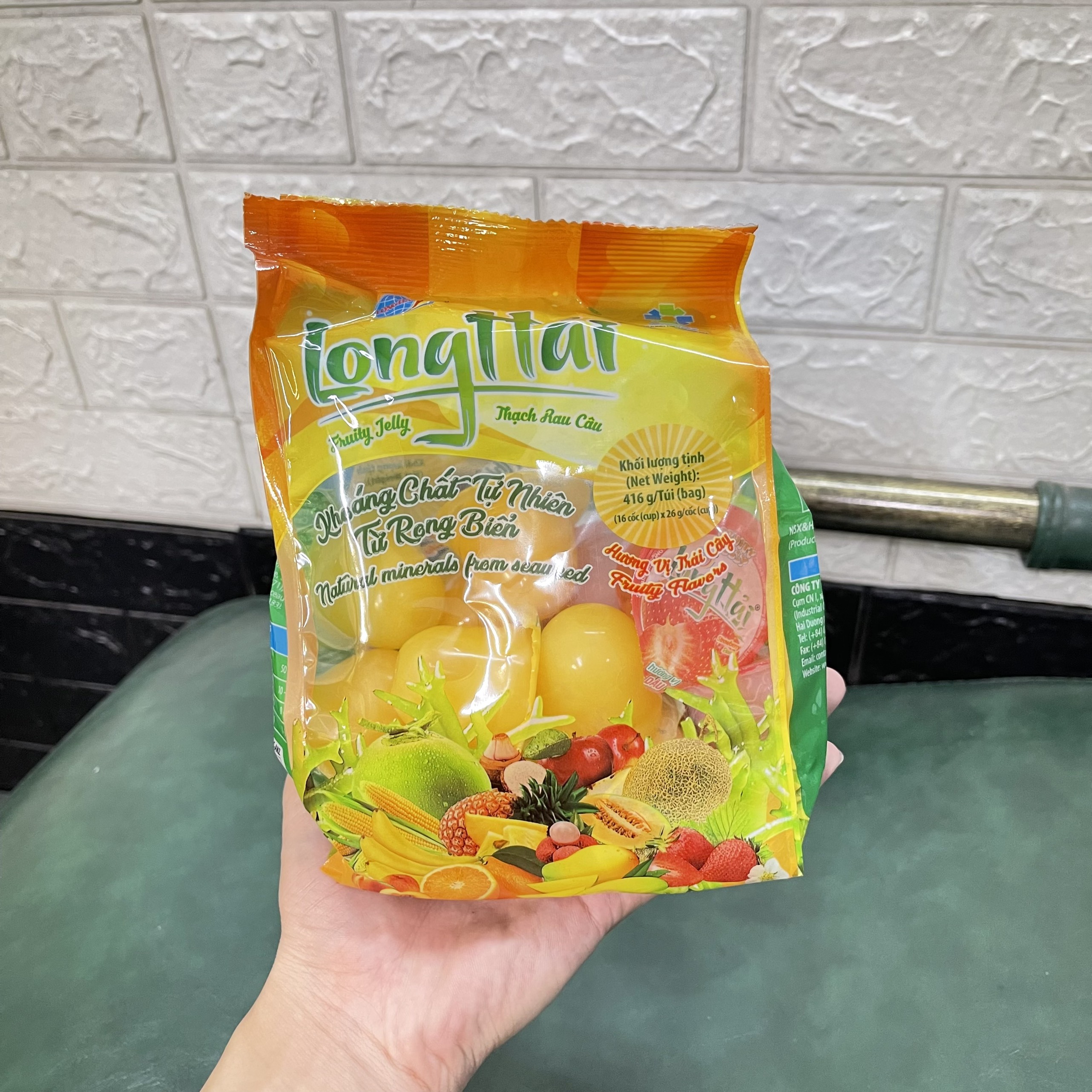 Thạch rau câu long hải 416g
