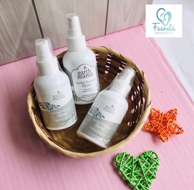 Earth Mama Herbal Perineal - Xịt Giảm Đau Vết Khâu Tầng Sinh Môn
