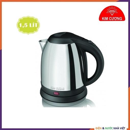 Bình đun inox siêu tốc kim cương kc-iat 1.5 lít