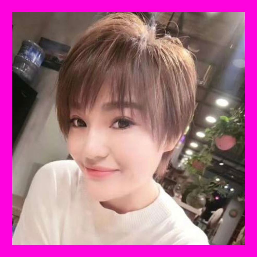 [TẶNG LƯỚI] Tóc giả nữ tomboy Hàn Quốc nguyên đầu - TG40