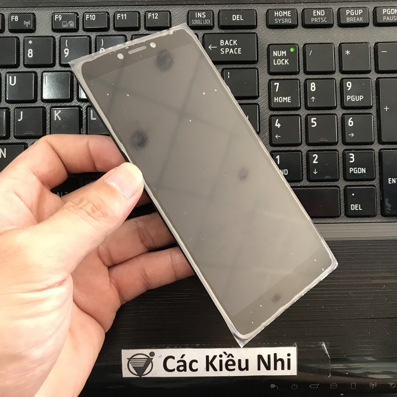 Itel S13 Pro Màn hình cảm ứng bộ liền khung zin chính hãng black