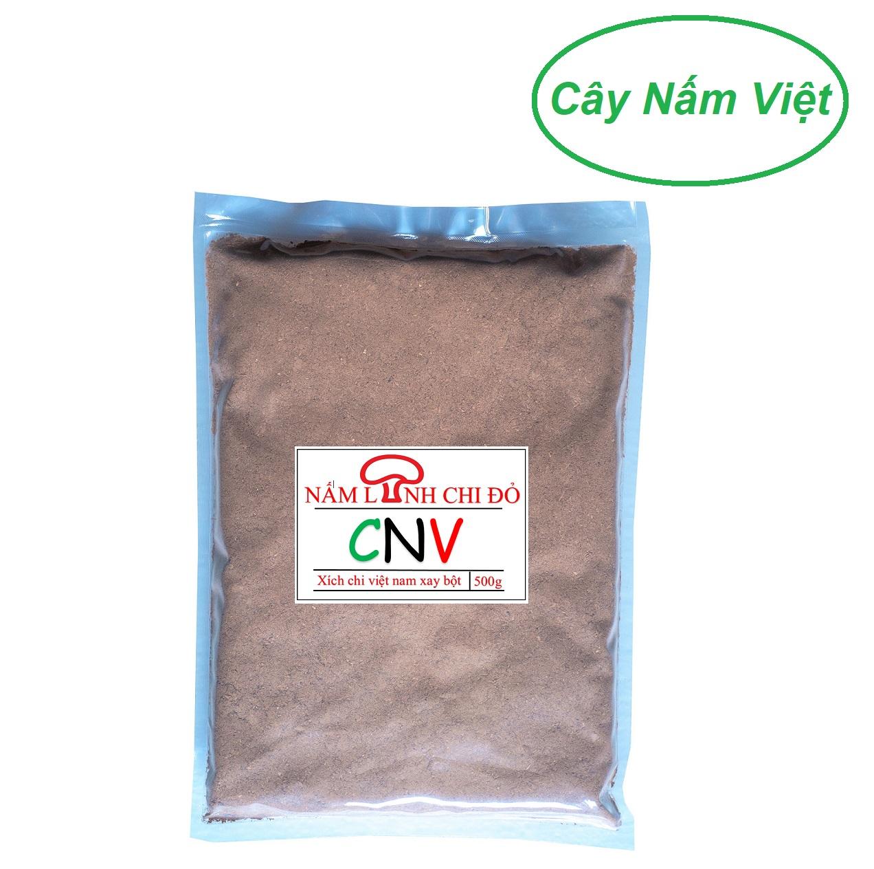 Nấm linh chi đỏ 500g xay bột  Giống xích chi Việt Nam CNV