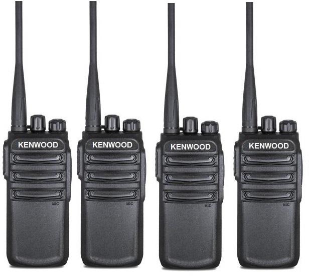 Bộ 4 bộ đàm kenwood tk3000s (siêu bền, loa chống từ tính, pin dung lượng lớn, cự ly liên lạc xa)