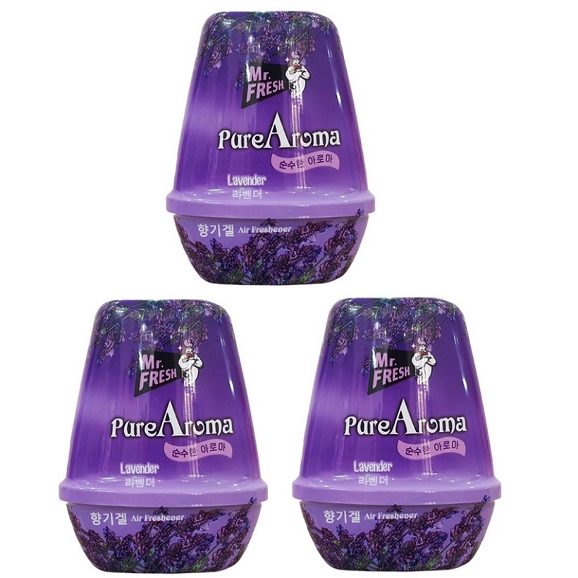 Bộ 3 sáp thơm phòng khử mùi PureAroma Hàn Quốc 180g (mẫu mới) BT440