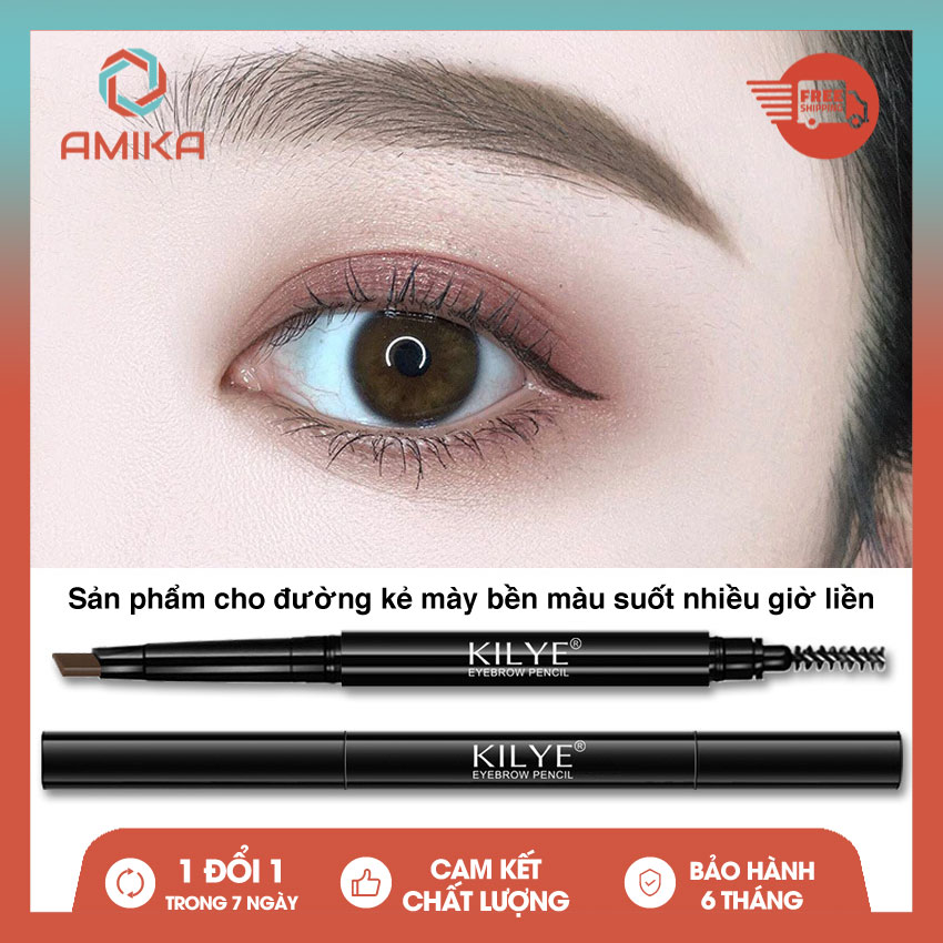 [HCM]Chì kẻ chân mày 2 đầu Chì kẻ chân mày lâu trôi KILYE không thấm nước.
