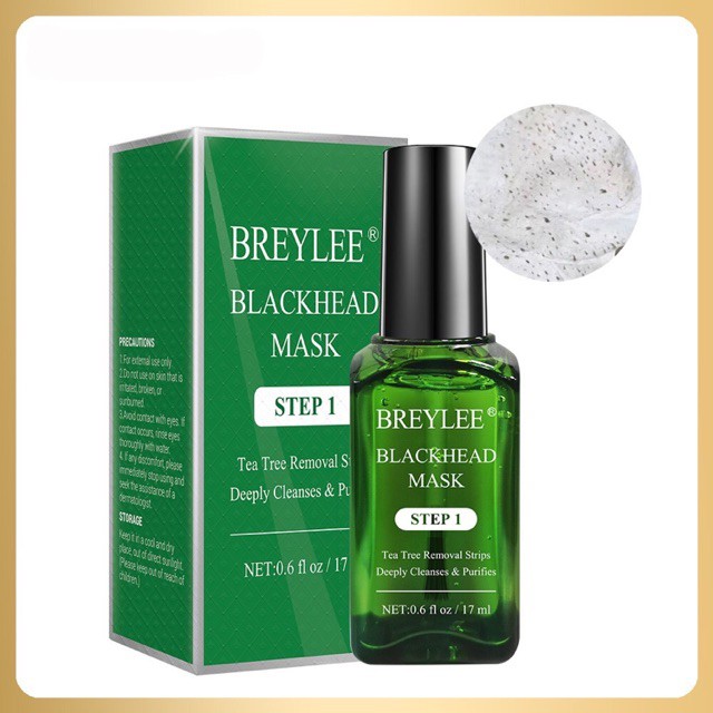 Mặt nạ lột mụn mũi breylee loại bỏ mụn đầu đen + 100 miếng giấy