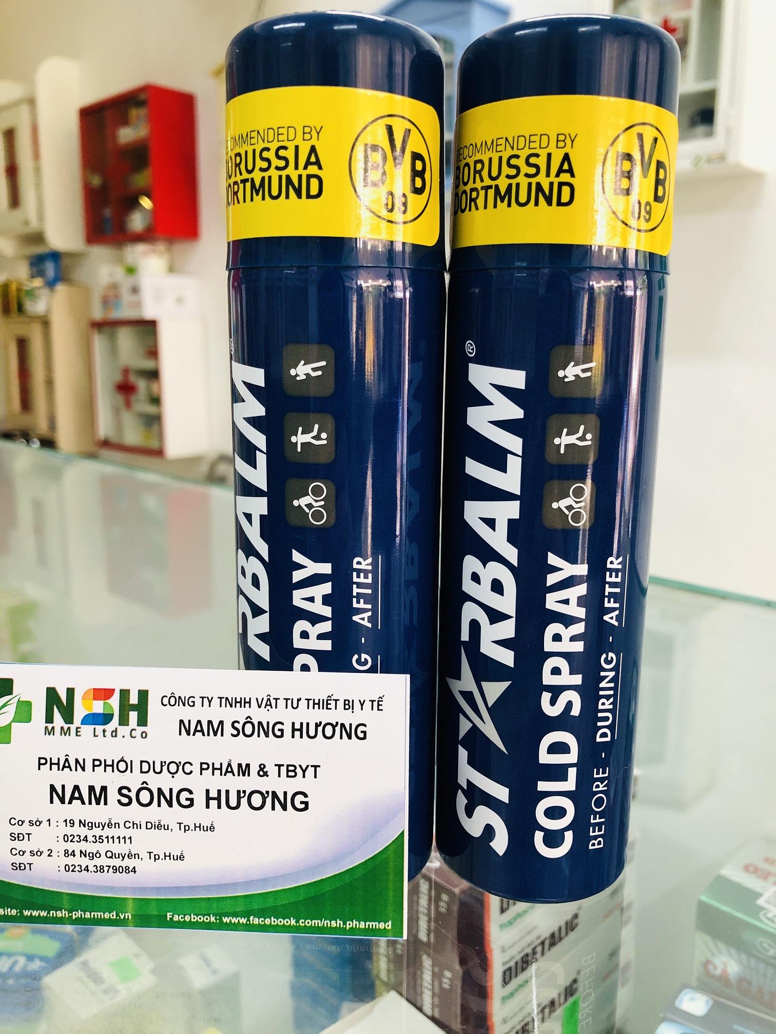 [HÀNG HÃNG] CHAI XỊT LẠNH chai xịt giảm đau chấn thương chai xịt lạnh chơi thể thao STARBALM STAR-BALM COLD SPRAY HÀ LAN