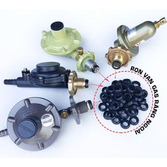 10 Ron van gas , Ron van điều áp ga ngắt gas tự động - sử dụng cho các loại van gas răng ngoài, cục sạc gas mini... - Điện Máy Bình Dương ACB