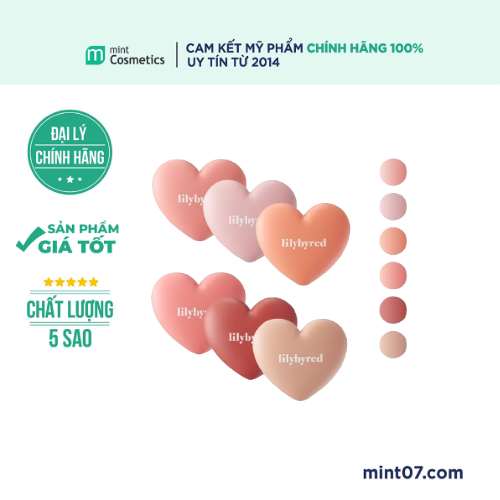 Phấn má lilybyred luv beam cheek 4.7g