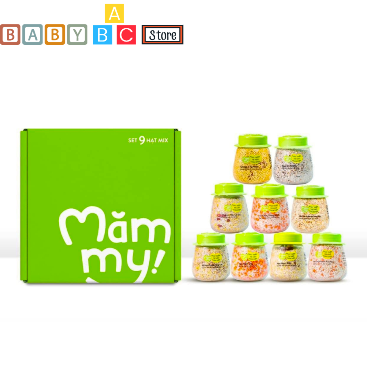 Hạt hữu cơ organic mix sẵn mămmy nấu cháo cho bé ăn dặm thực phẩm cho bé bổ sung chất dinh dưỡng