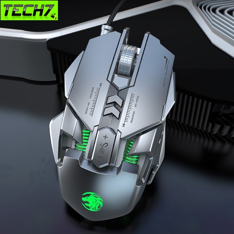 Chuột cơ gaming led RGB 6400DPI MK300 mechanical Gaming mouse Esport cho máy tính laptop