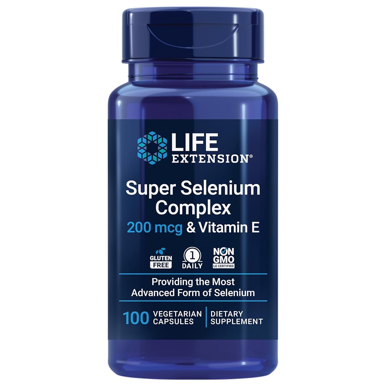 Viên bổ sung chống oxy hóa Life Extension Super Selenium Complex & Vitamin E tự nhiên 100 viên