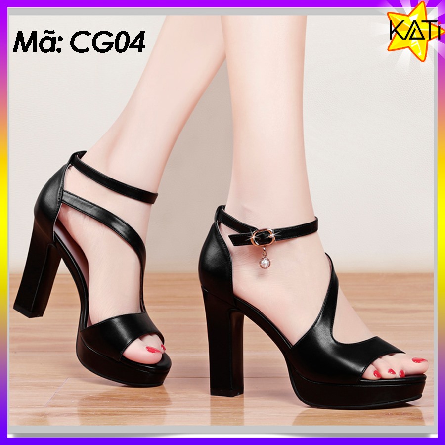 [HCM]Giày cao gót quai chéo cao cấp - CG04
