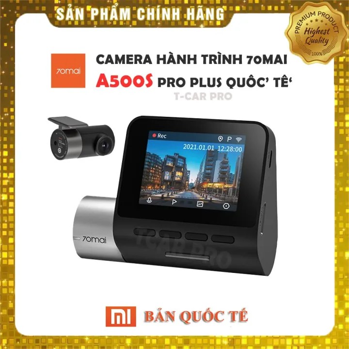 Camera Hành Trình Ô Tô Xiaomi 70Mai Pro Plus A500S Quốc Tế Cam Chính Hãng dùng cho Xe Hơi