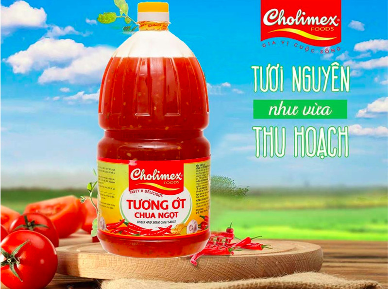 Tương ớt chua ngọt Cholimex chai 2.1kg