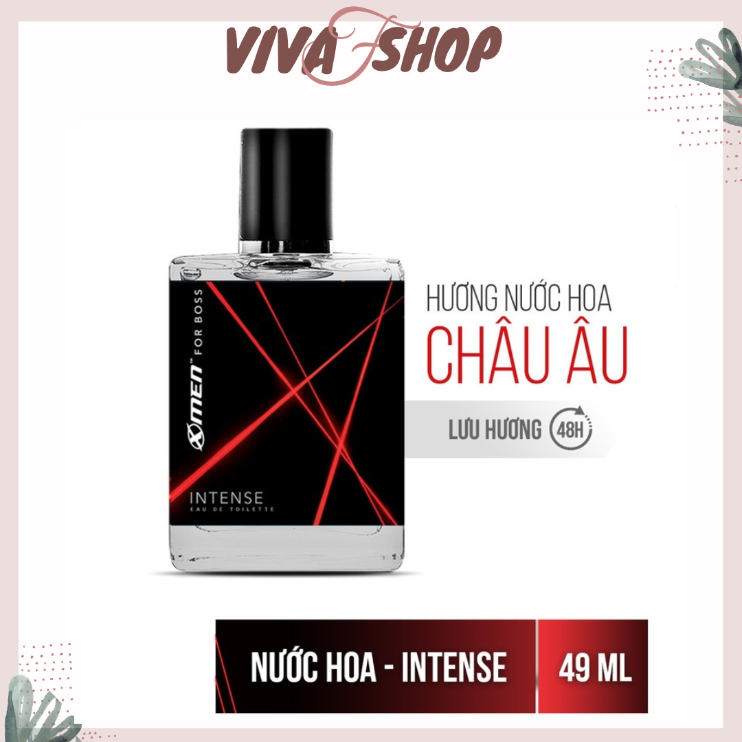 Chai nước hoa nam X-MEN For Boss Intense EDT 49ml dầu thơm nước hoa nam Xmen