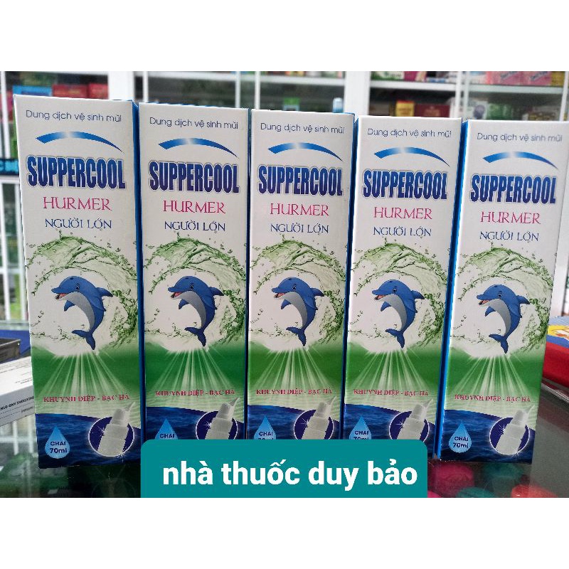 Xịt rửa mũi supercool hurmer người lớn