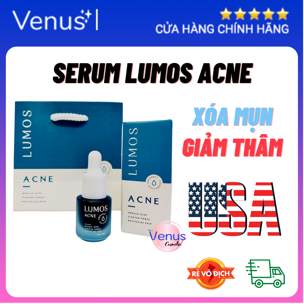 [Cam kết 100% chính hãng] Serum Lumos Acne sạch mụn, giảm thâm 5ml