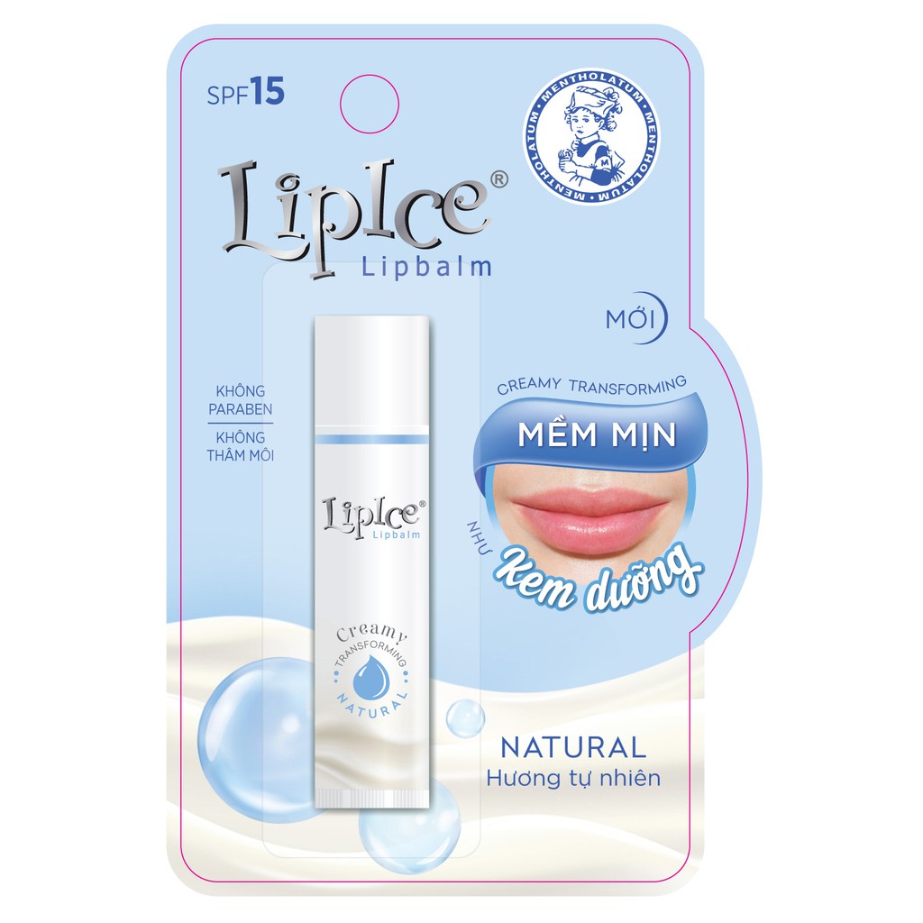 [HCM]Son Dưỡng Môi Lipice Natural - Hương Tự Nhiên