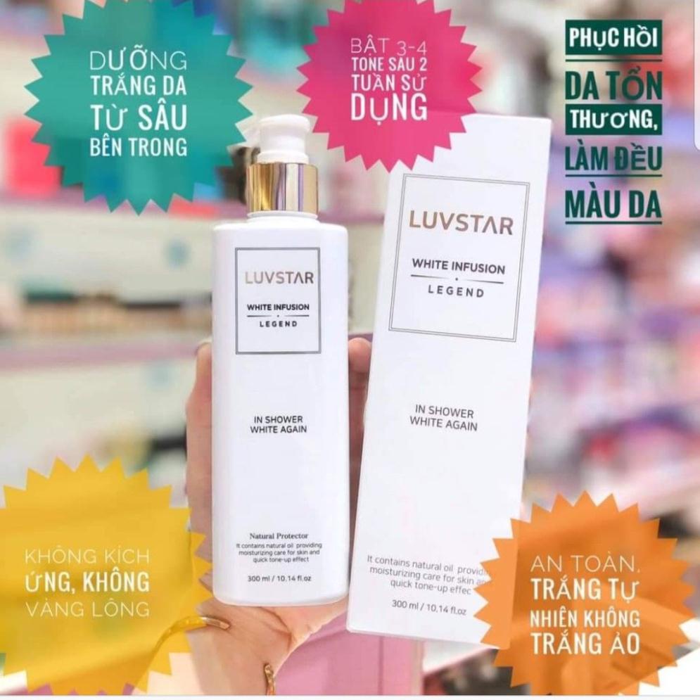 Sữa Tắm Ủ Trắng Da Luvstar Body Tone Up Cream Hàn Quốc chính hãng