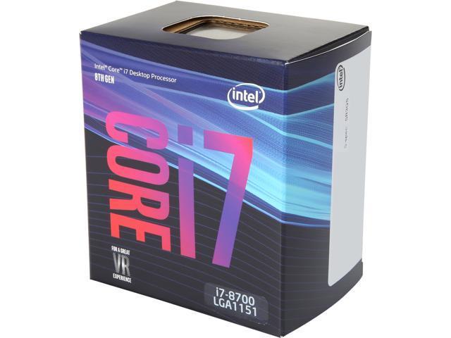 Cpu intel® core i7 8700 box công ty