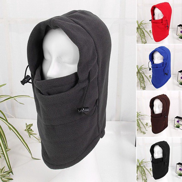 Mũ Trùm Đầu Nỉ Ấm Áp Khi Đi Xe Máy Cho Cả Nam Và Nữ