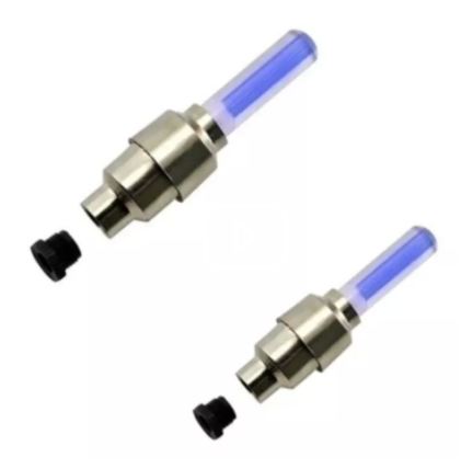 Bộ 2 đèn led gắn van bánh xe đạp a001