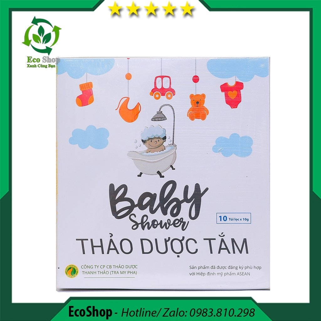 Thảo dược tắm baby shower thanh thảo túi lọc