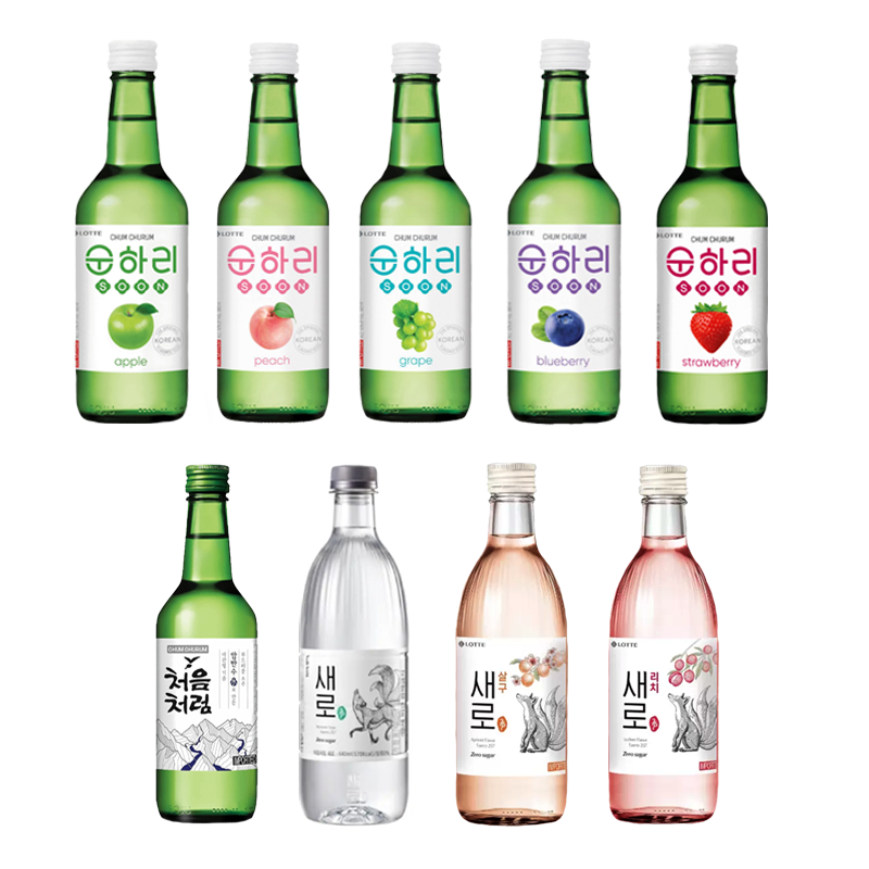 Thùng 20 Chai Soju Hàn Quốc Chum Churum - Tuỳ chọn vị